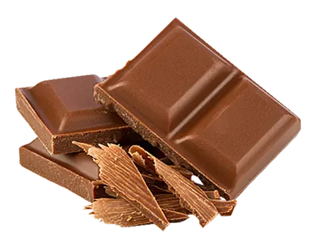 pieces of milk chocolate